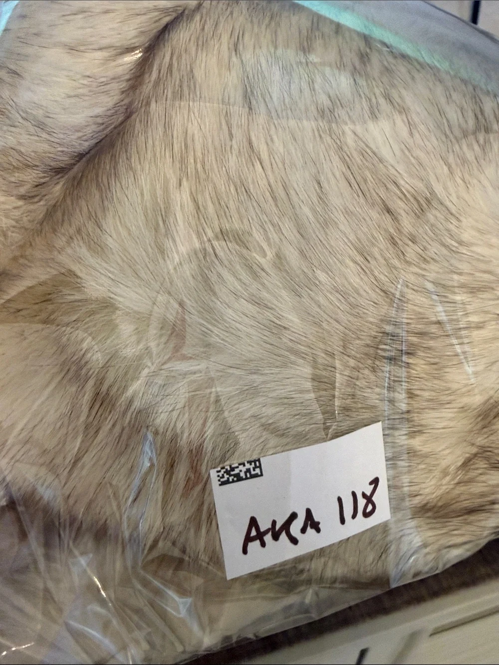 SAGA FOX FUR WRAP